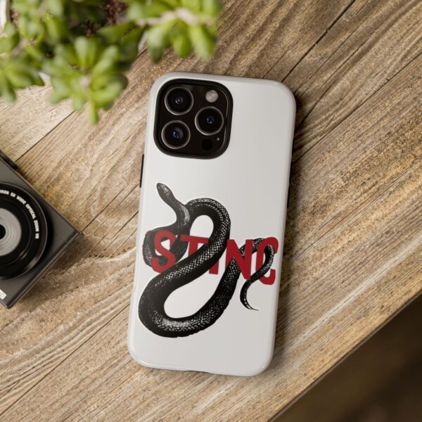 Stylish Phone Case with Snake Design, Tough Cases for Protection, Trendy Smartphone Cover, Unique Gift Idea, Modern Tech Accessory - Image 4