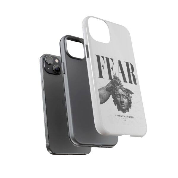 Bold Statement Phone Case - Fear Keeps You Going, Motivational Gift, Inspirational Accessories, Tough Cases for Teens, Unique Phone [...] - Image 36