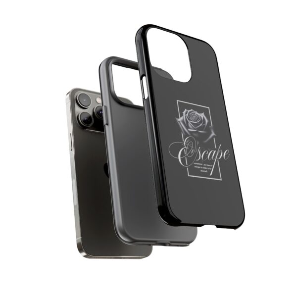 Black Rose Phone Case - Escape Design, Gothic Style, Tough Protection, Gift for Her, Perfect for All Occasions, Aesthetic Accessories - Image 40