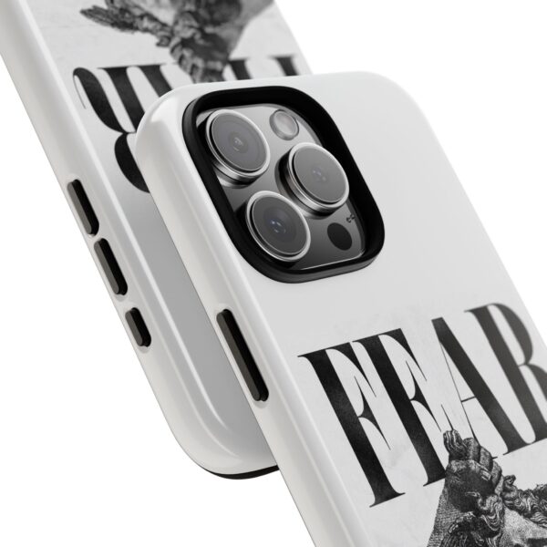 Bold Statement Phone Case - Fear Keeps You Going, Motivational Gift, Inspirational Accessories, Tough Cases for Teens, Unique Phone [...] - Image 2
