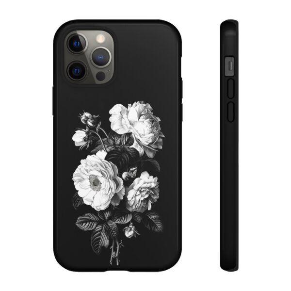 Elegant Floral Phone Case, Tough Cases for Protecting Phones, Black Rose Design, Gifts for Her, Customized Phone Accessories - Image 16