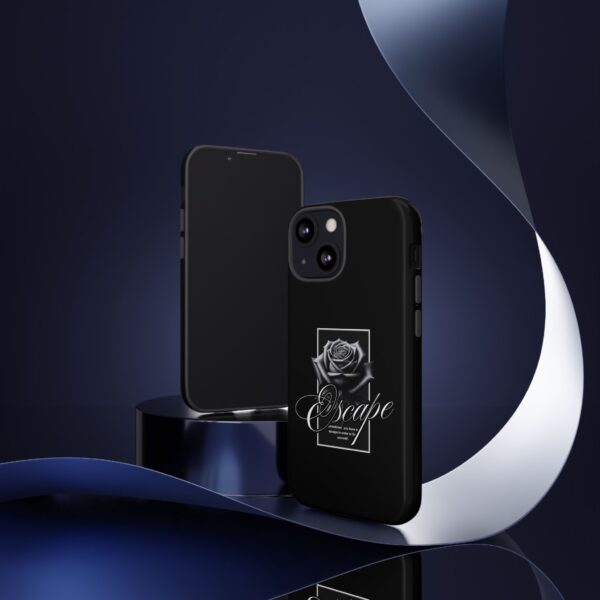Black Rose Phone Case - Escape Design, Gothic Style, Tough Protection, Gift for Her, Perfect for All Occasions, Aesthetic Accessories - Image 21