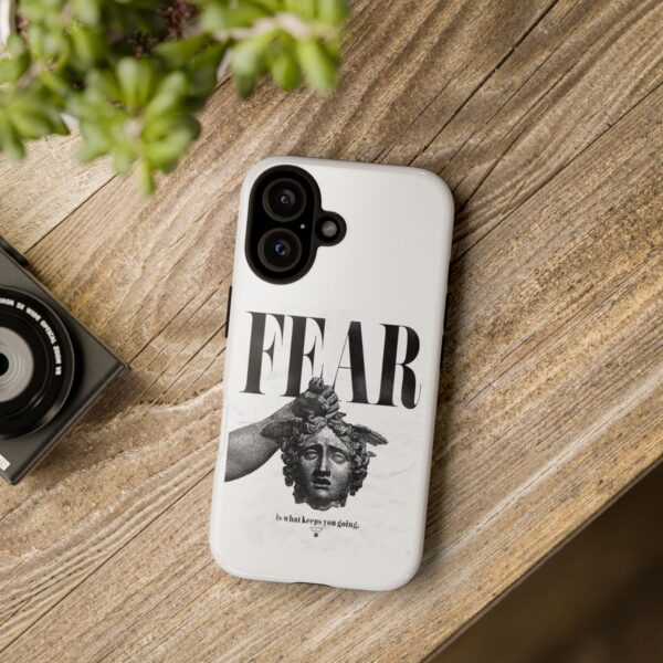 Bold Statement Phone Case - Fear Keeps You Going, Motivational Gift, Inspirational Accessories, Tough Cases for Teens, Unique Phone [...] - Image 57