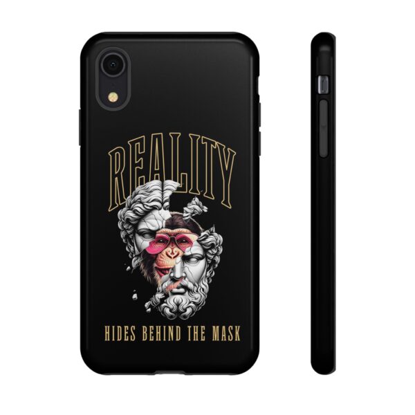 Stylish Phone Case - Reality Hides Behind the Mask, Trendy Gift for Creatives, Ideal for Students & Art Lovers, Unique Mobile [...] - Image 8