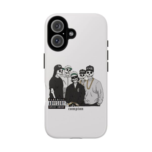 Tough Cases - Urban Skeleton Phone Case, Compton Style Art, Hip Hop Vibe, Unique Gift for Music Lovers, Halloween Decor - Image 54
