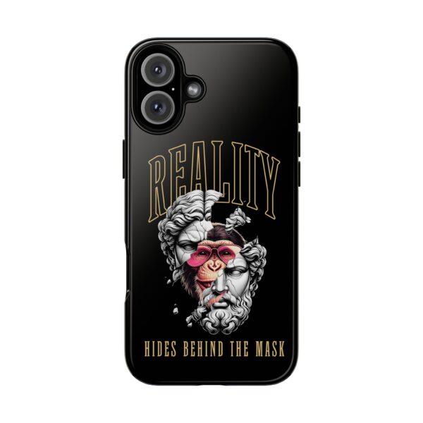 Stylish Phone Case - Reality Hides Behind the Mask, Trendy Gift for Creatives, Ideal for Students & Art Lovers, Unique Mobile [...] - Image 58