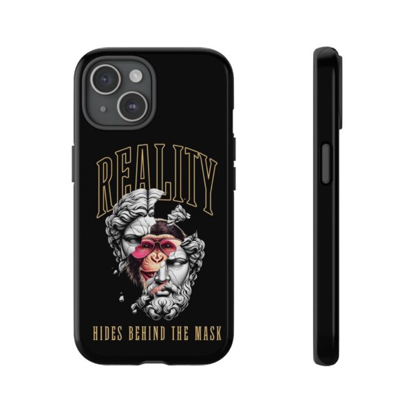 Stylish Phone Case - Reality Hides Behind the Mask, Trendy Gift for Creatives, Ideal for Students & Art Lovers, Unique Mobile [...] - Image 42