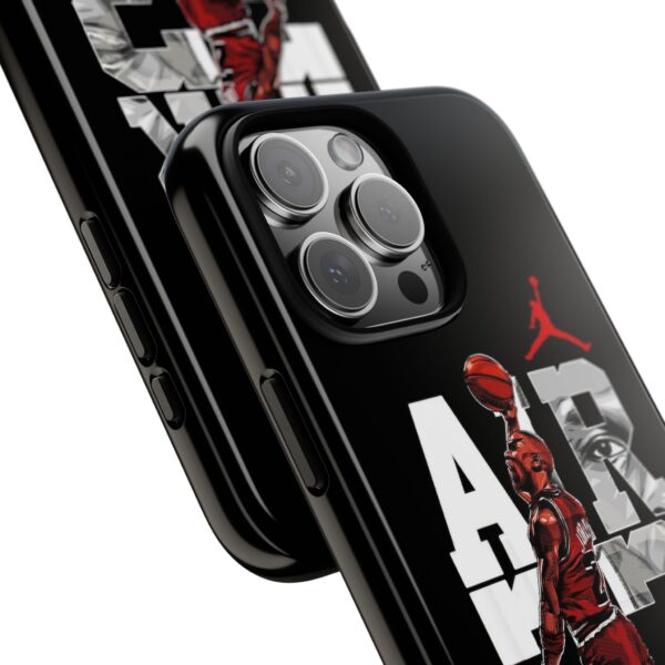 Stylish Phone Case featuring Michael Jordan, Athletic accessory, Sports Fan Gift, Unisex Design, Tough and Durable, Basketball Enthusiast - Image 2