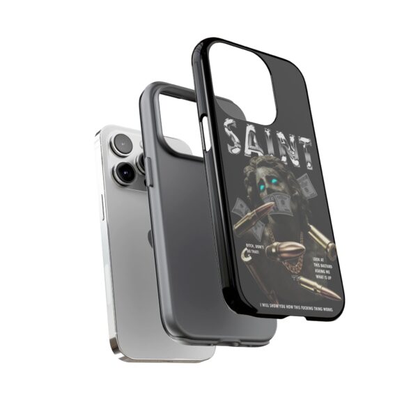 Urban Style Phone Case - Tough Cases, Graffiti Phone Cover, Street Art Design, Saint Inspired Design, Unique Gift for Artists, Stylish [...] - Image 32