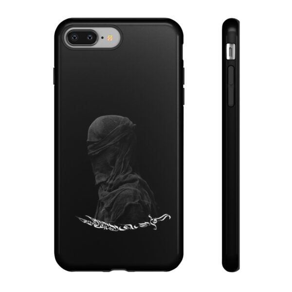 Tough Cases Black Aesthetic Phone Case, Unique Smartphone Cover for Minimalist Style, Gift for Tech Lovers, Modern Art Decor - Image 6