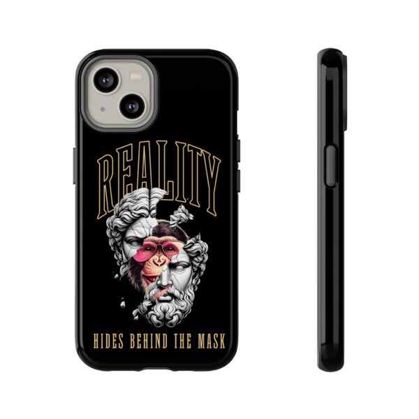Stylish Phone Case - Reality Hides Behind the Mask, Trendy Gift for Creatives, Ideal for Students & Art Lovers, Unique Mobile [...] - Image 26