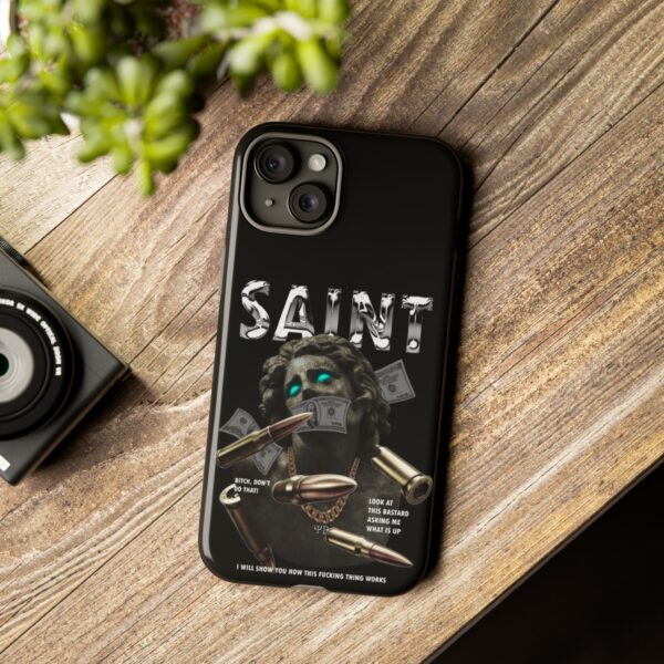 Urban Style Phone Case - Tough Cases, Graffiti Phone Cover, Street Art Design, Saint Inspired Design, Unique Gift for Artists, Stylish [...] - Image 47