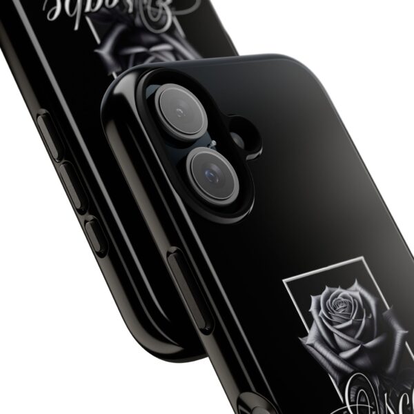 Black Rose Phone Case - Escape Design, Gothic Style, Tough Protection, Gift for Her, Perfect for All Occasions, Aesthetic Accessories - Image 55