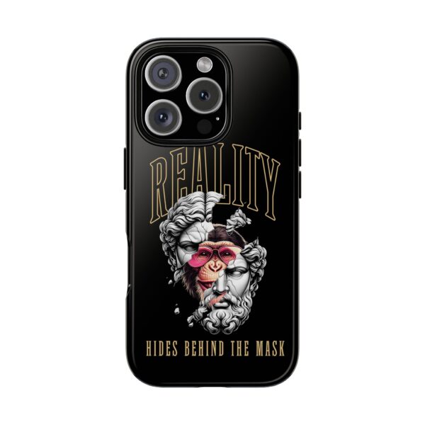 Stylish Phone Case - Reality Hides Behind the Mask, Trendy Gift for Creatives, Ideal for Students & Art Lovers, Unique Mobile [...] - Image 62