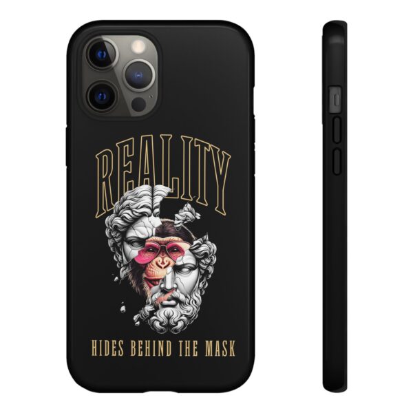 Stylish Phone Case - Reality Hides Behind the Mask, Trendy Gift for Creatives, Ideal for Students & Art Lovers, Unique Mobile [...] - Image 17