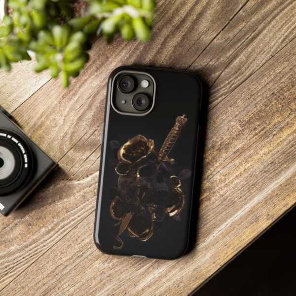 Tough Cases Phone Case, Edgy Phone Cover, Unique Skull Design, Gothic Style Accessories, Perfect Gift for Halloween, Stylish Tech - Image 44