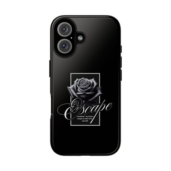 Black Rose Phone Case - Escape Design, Gothic Style, Tough Protection, Gift for Her, Perfect for All Occasions, Aesthetic Accessories - Image 54