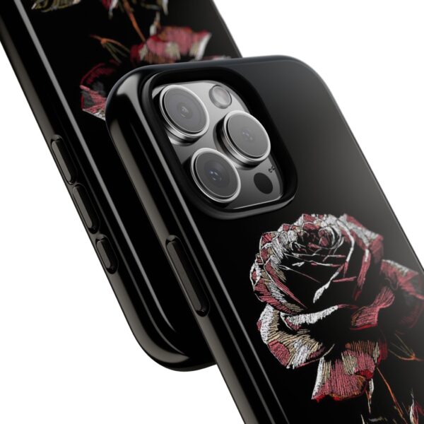 Elegant Rose Phone Case - Tough Cases, Floral Phone Cover, Gift for Her, iPhone Case, Stylish Accessories - Image 2