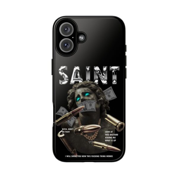 Urban Style Phone Case - Tough Cases, Graffiti Phone Cover, Street Art Design, Saint Inspired Design, Unique Gift for Artists, Stylish [...] - Image 58