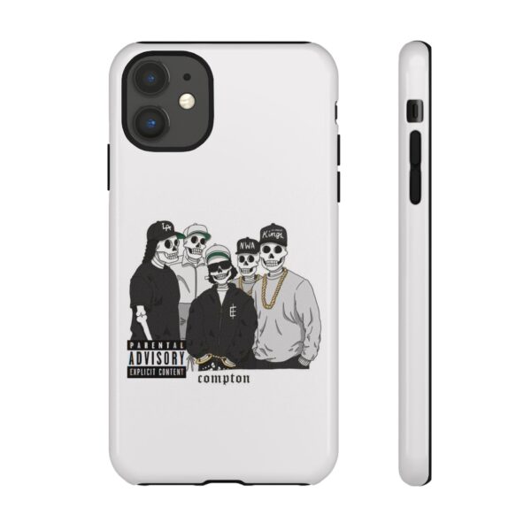 Tough Cases - Urban Skeleton Phone Case, Compton Style Art, Hip Hop Vibe, Unique Gift for Music Lovers, Halloween Decor - Image 11