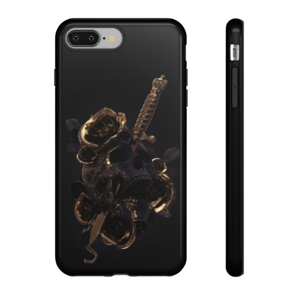 Tough Cases Phone Case, Edgy Phone Cover, Unique Skull Design, Gothic Style Accessories, Perfect Gift for Halloween, Stylish Tech - Image 6