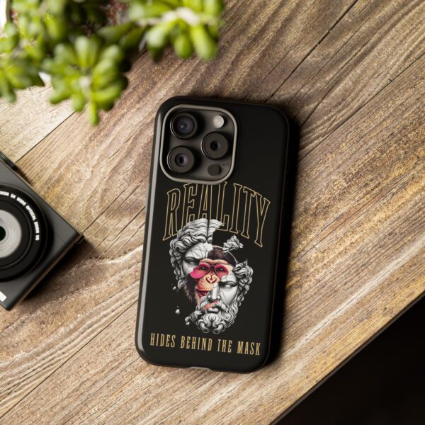 Stylish Phone Case - Reality Hides Behind the Mask, Trendy Gift for Creatives, Ideal for Students & Art Lovers, Unique Mobile [...] - Image 50