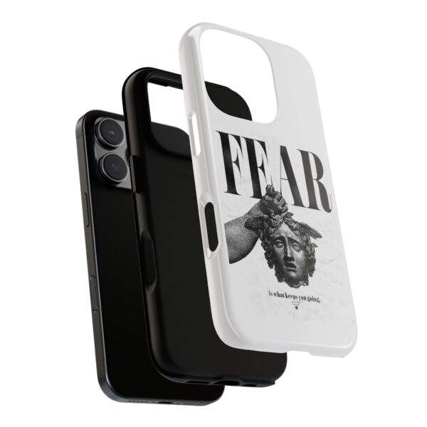 Bold Statement Phone Case - Fear Keeps You Going, Motivational Gift, Inspirational Accessories, Tough Cases for Teens, Unique Phone [...] - Image 64