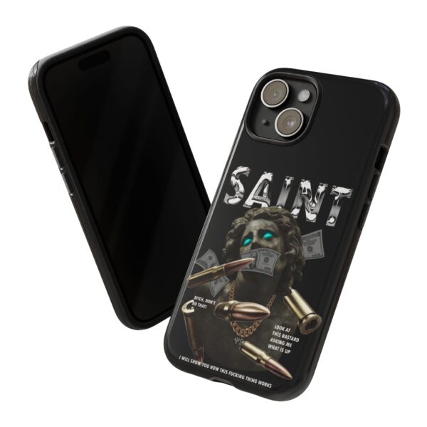 Urban Style Phone Case - Tough Cases, Graffiti Phone Cover, Street Art Design, Saint Inspired Design, Unique Gift for Artists, Stylish [...] - Image 43