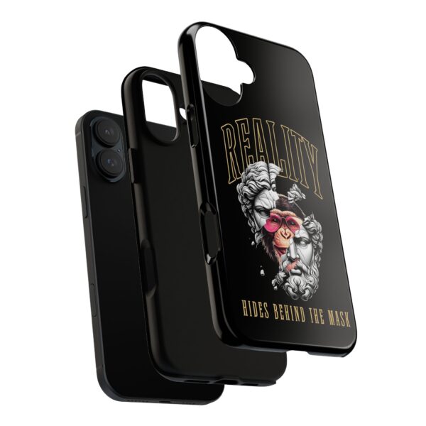 Stylish Phone Case - Reality Hides Behind the Mask, Trendy Gift for Creatives, Ideal for Students & Art Lovers, Unique Mobile [...] - Image 60