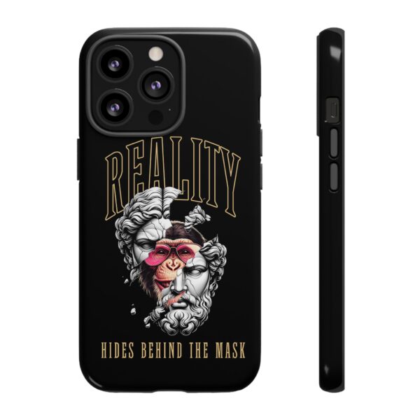 Stylish Phone Case - Reality Hides Behind the Mask, Trendy Gift for Creatives, Ideal for Students & Art Lovers, Unique Mobile [...] - Image 22