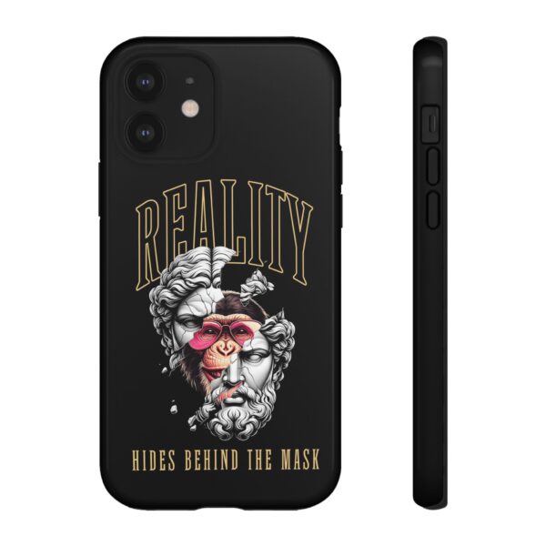 Stylish Phone Case - Reality Hides Behind the Mask, Trendy Gift for Creatives, Ideal for Students & Art Lovers, Unique Mobile [...] - Image 15