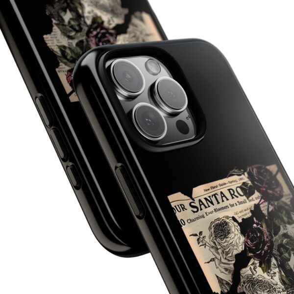 Tough Cases - Floral Gothic Phone Case, Tough Case, Unique Phone Cover, Gift for Her, Stylish Tech Accessory - Image 2