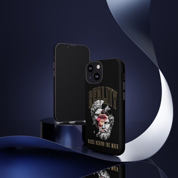 Stylish Phone Case - Reality Hides Behind the Mask, Trendy Gift for Creatives, Ideal for Students & Art Lovers, Unique Mobile [...] - Image 21