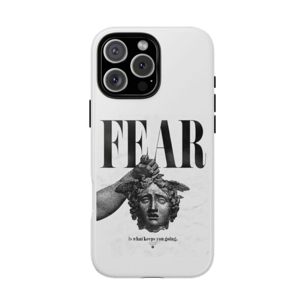 Bold Statement Phone Case - Fear Keeps You Going, Motivational Gift, Inspirational Accessories, Tough Cases for Teens, Unique Phone [...]