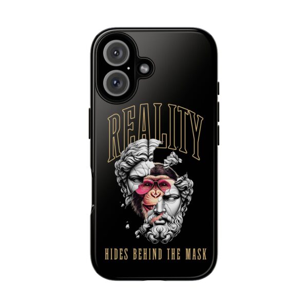 Stylish Phone Case - Reality Hides Behind the Mask, Trendy Gift for Creatives, Ideal for Students & Art Lovers, Unique Mobile [...] - Image 54