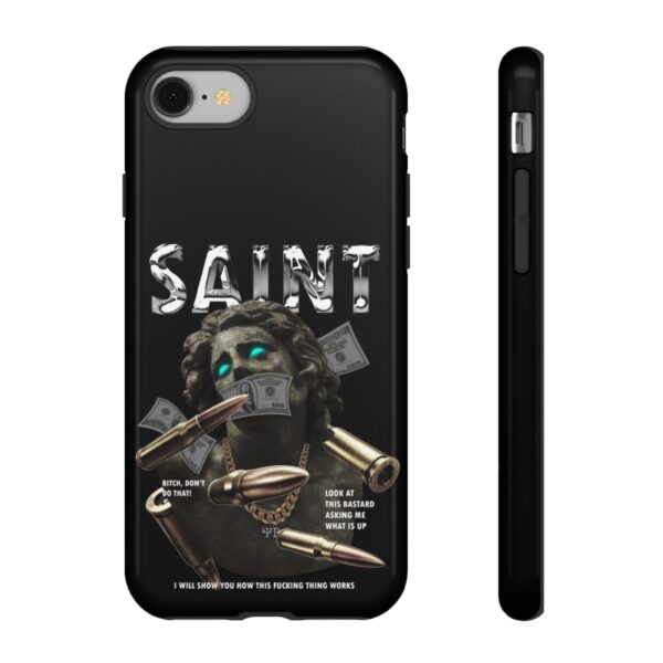 Urban Style Phone Case - Tough Cases, Graffiti Phone Cover, Street Art Design, Saint Inspired Design, Unique Gift for Artists, Stylish [...] - Image 5