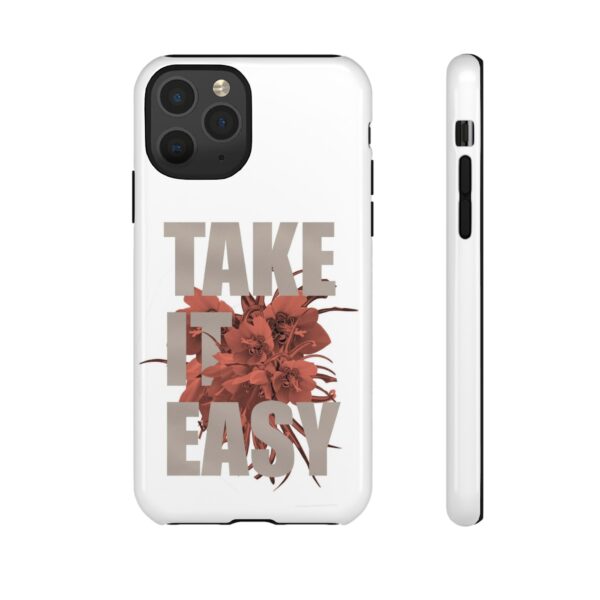 Take It Easy Phone Case, Floral Tough Case, Stress Relief Gift, Relaxation Accessory, Summer Vibes, Self-Care Essentials - Image 12