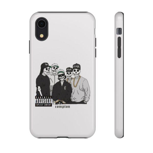 Tough Cases - Urban Skeleton Phone Case, Compton Style Art, Hip Hop Vibe, Unique Gift for Music Lovers, Halloween Decor - Image 8