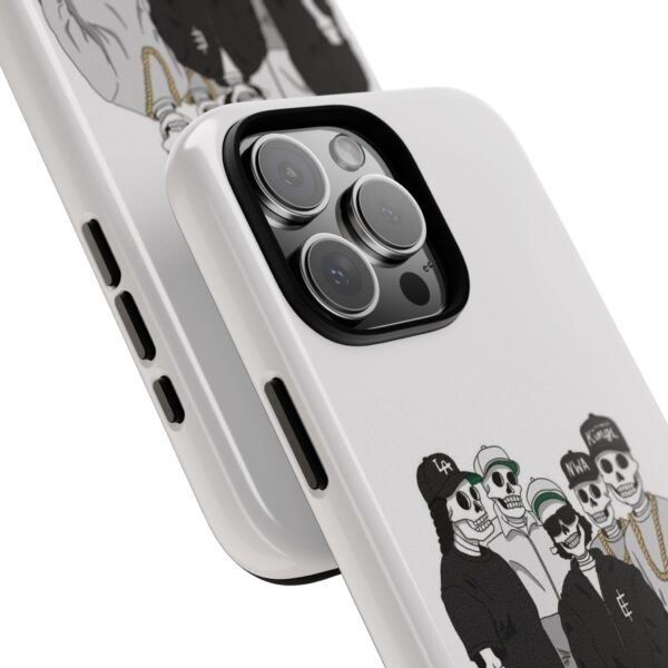 Tough Cases - Urban Skeleton Phone Case, Compton Style Art, Hip Hop Vibe, Unique Gift for Music Lovers, Halloween Decor - Image 2