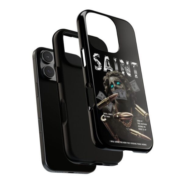 Urban Style Phone Case - Tough Cases, Graffiti Phone Cover, Street Art Design, Saint Inspired Design, Unique Gift for Artists, Stylish [...] - Image 64