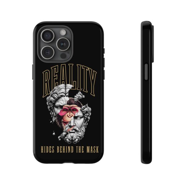 Stylish Phone Case - Reality Hides Behind the Mask, Trendy Gift for Creatives, Ideal for Students & Art Lovers, Unique Mobile [...] - Image 51