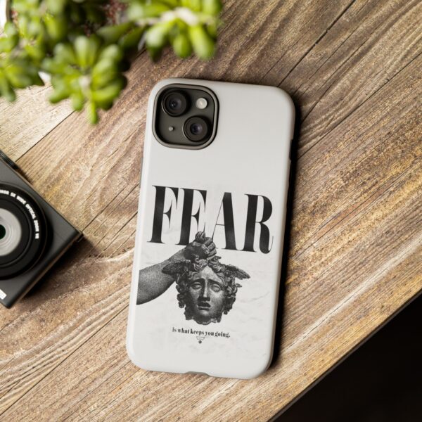 Bold Statement Phone Case - Fear Keeps You Going, Motivational Gift, Inspirational Accessories, Tough Cases for Teens, Unique Phone [...] - Image 47