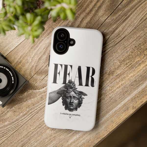Bold Statement Phone Case - Fear Keeps You Going, Motivational Gift, Inspirational Accessories, Tough Cases for Teens, Unique Phone [...] - Image 61