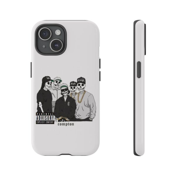 Tough Cases - Urban Skeleton Phone Case, Compton Style Art, Hip Hop Vibe, Unique Gift for Music Lovers, Halloween Decor - Image 42