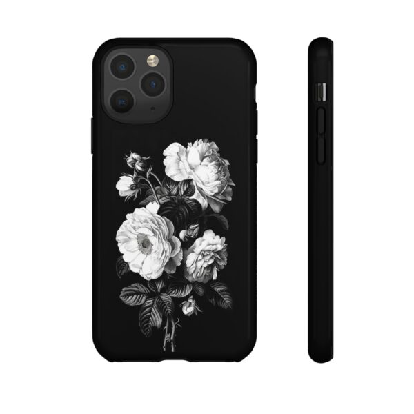 Elegant Floral Phone Case, Tough Cases for Protecting Phones, Black Rose Design, Gifts for Her, Customized Phone Accessories - Image 12