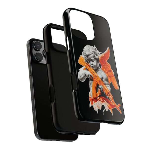 Tough Cases with Edgy Cherub Design, Unique Phone Case, Creative Gift, Trendy Accessories, Protector for Smartphones - Image 3