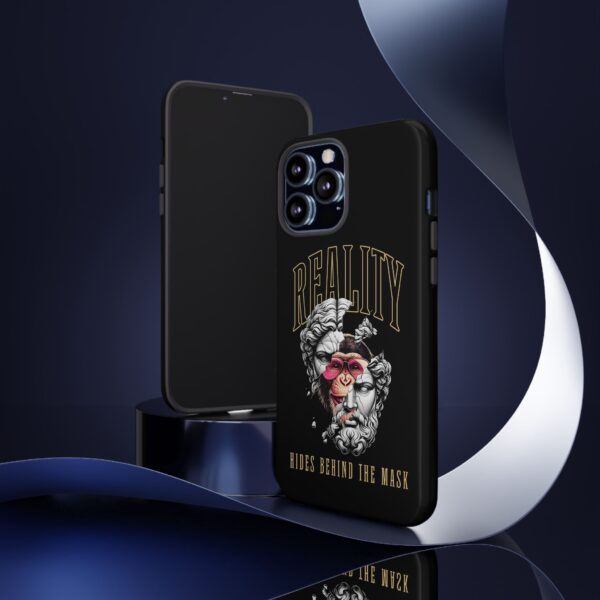 Stylish Phone Case - Reality Hides Behind the Mask, Trendy Gift for Creatives, Ideal for Students & Art Lovers, Unique Mobile [...] - Image 25