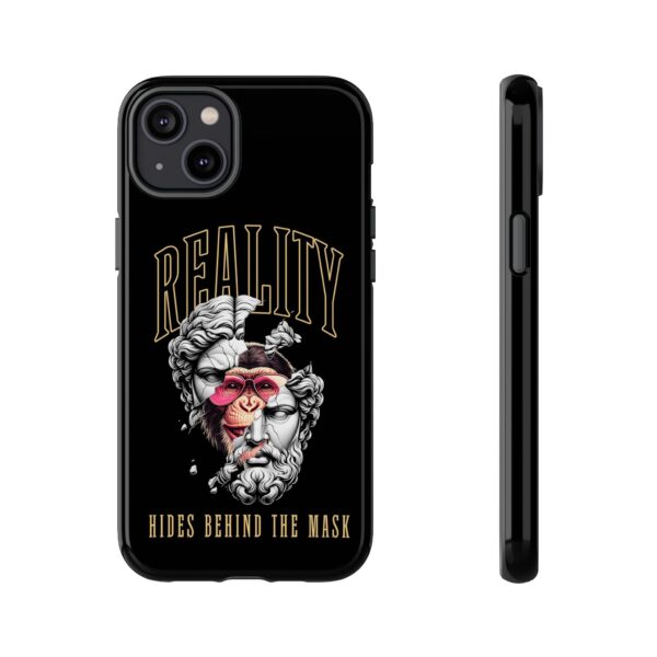 Stylish Phone Case - Reality Hides Behind the Mask, Trendy Gift for Creatives, Ideal for Students & Art Lovers, Unique Mobile [...] - Image 34