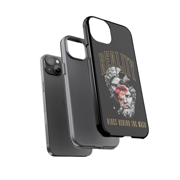 Stylish Phone Case - Reality Hides Behind the Mask, Trendy Gift for Creatives, Ideal for Students & Art Lovers, Unique Mobile [...] - Image 36