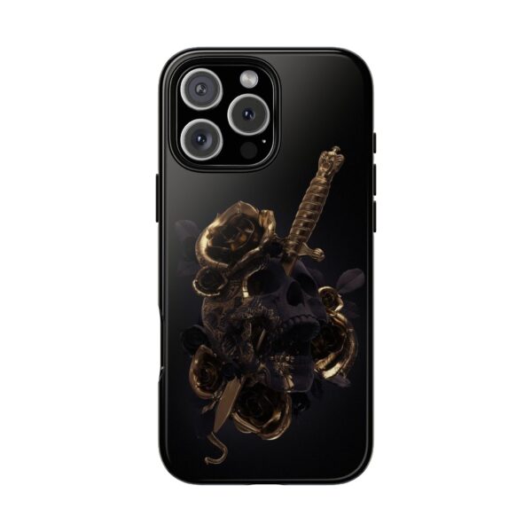 Tough Cases Phone Case, Edgy Phone Cover, Unique Skull Design, Gothic Style Accessories, Perfect Gift for Halloween, Stylish Tech